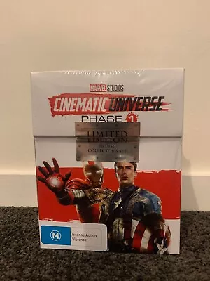 SEALED - Marvel Studios Cinematic Universe Phase 1 DVD Box Limited Edition  • £92.98