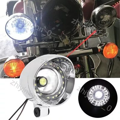 LED Visor Bullet Headlight Lamp For Honda Magna Shadow 750 VTX 1300 1800 VT GL • $22.79