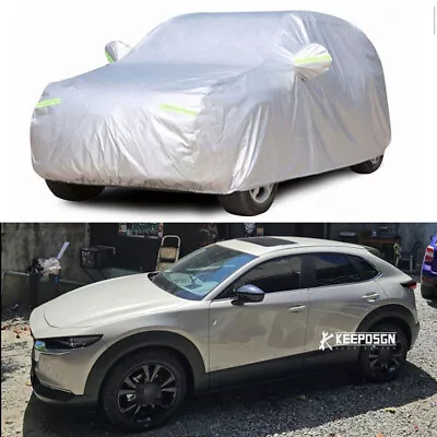 6-Layer Full Car Cover Outdoor UV Dust Rain Resistant For Mazda CX-7 CX-9 • $69.09