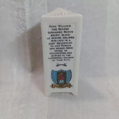 Goss? King Rufus William Oak Tree Christchurch Monument Memorial Crested China • $19.95