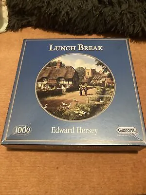 Gibson’s “Lunch Break” 1000 Piece Puzzle By Edward Hersey • £19.99