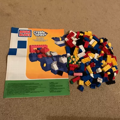 Mega Bloks Create N Play 187 Piece Play Set Not Complete • $24.99