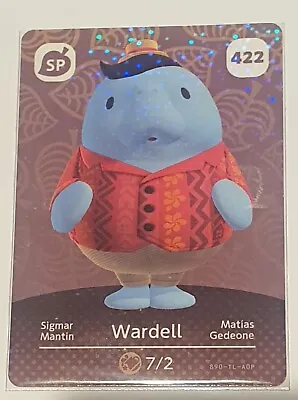$16 • Buy Animal Crossing Amiibo Card | Series 5 | Wardell # 422 | Authentic | Not Scanned