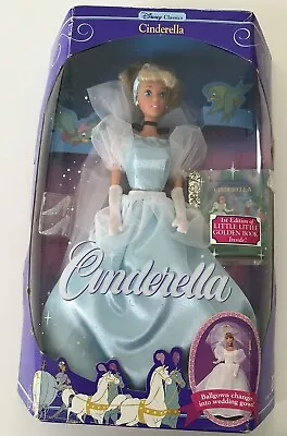 Vintage 1991 Mattel Disney Cinderella Wedding Gown Doll New • $22