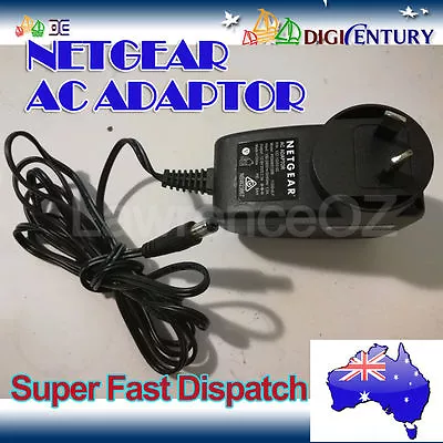 £19.81 • Buy AU Power NETGEAR Supply DC 5.5 Power AC Adapter 12V 2.5A For Hard Drive Modem