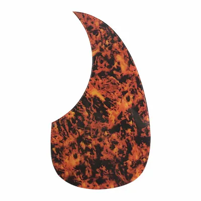 Guitar Parts Custom Acoustic Guitar Pickguard Teardrop Shape Tortoise 7  • $6.92