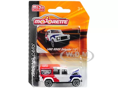 Land Rover Defender 110 Racing Car 1/60 Diecast Model Car By Majorette 4009mj1 • $5.99