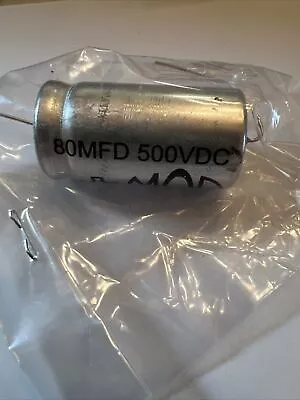 MOD 80mfd 500vdc Electrolytic Capacitor Axial • $7.49