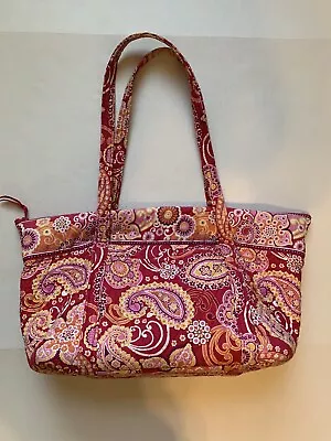 Vera Bradley Raspberry Fizz X-Large Zip Tote Carry On/Overnight Bad • $30