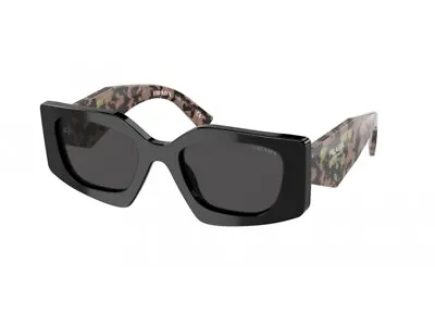 $525.72 • Buy Prada Sunglasses PR 15YS  1AB5S0 Black Grey Woman