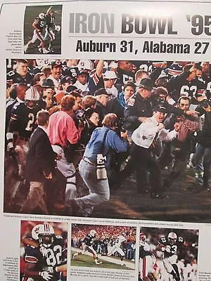2-auburn Tiger Football 1995 Iron Bowl Champs Posters From The Bham Post Herald • $9.99