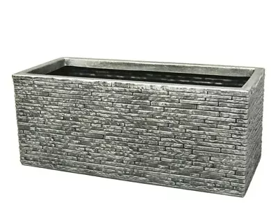£23.99 • Buy Strata Slate Lightweight Garden Planter Trough (1 Pack)