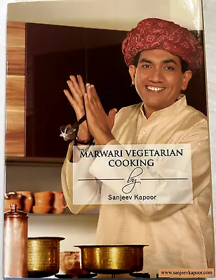  MARWARI VEGETARIAN COOKING  Hardcover  Cookbook By Sanjeev Kapoor + Fast Ship • $15