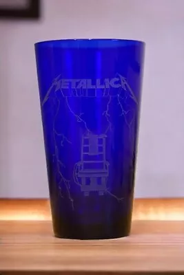 Metallica Hand-Etched Glass Ride The Lightning 2011 Members Limited Rare USED JP • $160.98