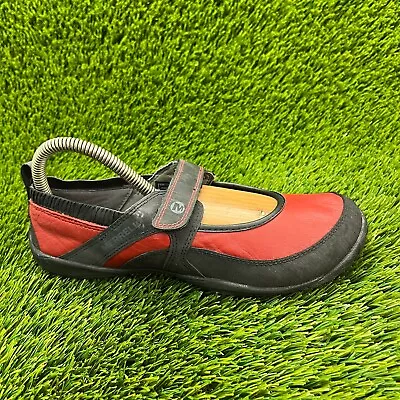 Merrell Barefoot Pure Leather Glove Womens Size 7 Red Casual Flats Shoes J68406 • $39.99