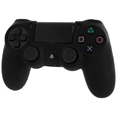 $12.19 • Buy Skin Cover For Sony PS4 Controller With Ribbed Handle Soft Silicone | ZedLabz
