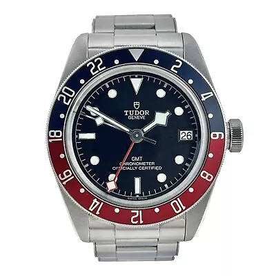 Tudor Black Bay GMT Pepsi Stainless Steel Men's Watch 79830RB - Box/Papers • $3495