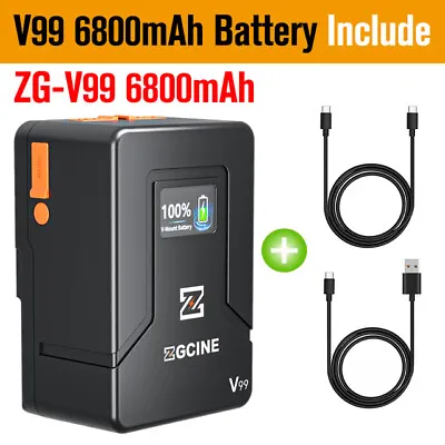 ZGCINE V99 V-Mount Battery 14.8V 6800mAh V-Lock Rechargeable Li-ion Battery US • $106