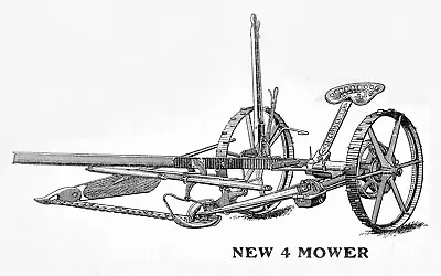 IH McCormick New 4 & New Big 4 Sickle Mower Owner's & Parts Manual 2 Horse Draft • $20