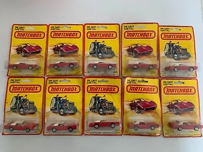 Dealer Lot Of 10 1979 Matchbox Superfast Lincoln Continental NOS Blister Packed • $99.99