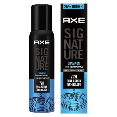 £11.76 • Buy Axe Signature Champion No Gas Body Deodorant Bodyspray For Men 154 Ml