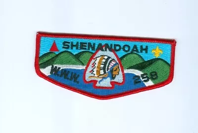 OA  Lodge 258 Shenandoah Flap Red Border • $3.10