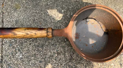 Vintage Cast Iron Pot Wood Handle For Campfire • $35