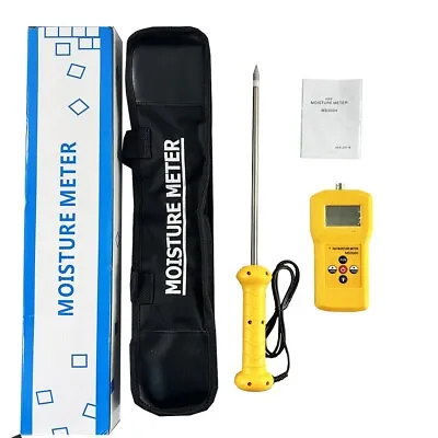 Digital Hay Moisture Tester Meter Hays Moisture Content Test Instrument 0-80% • $130