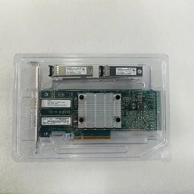 HP 530SFP+ 10Gb Dual Port PCIe Ethernet Adapter Card 656244-001 W/ (2) SFP • £35.99