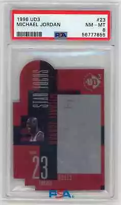 1996 Ud3 Michael Jordan #23 PSA 8 • $29.99