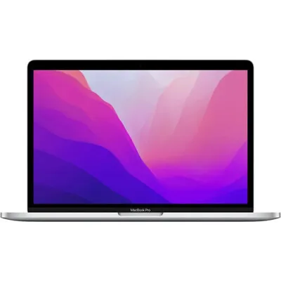Apple 13.3 MacBook Pro M2 8GB RAM 256GB SSD 2022 Silver MNEP3LL/A Open Box • $919.95