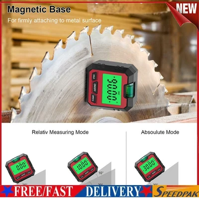 £12.89 • Buy Magnetic Digital Inclinometer Level Box Gauge Angle Meter Finder Protractor