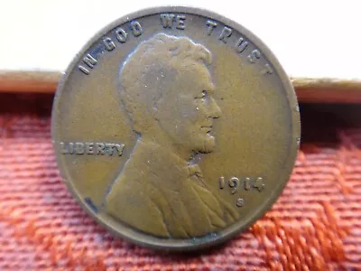 1914-S United States Lincoln Penny Cent 1c Lot A - Free S&H USA • $10.50