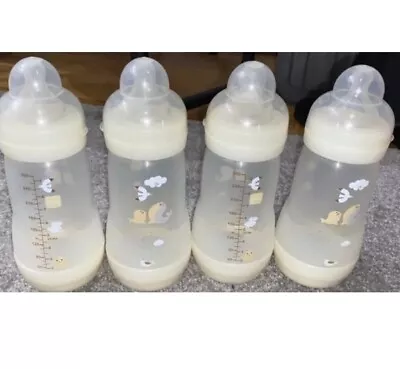 MAM Easy Start Anti-Colic Self-Sterilising 260ml Bottle For Newborn - Ivory... • £12.99
