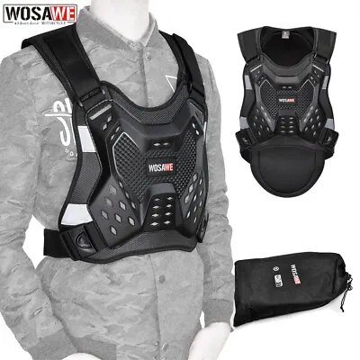 WOSAWE Motorcycle Vest Motorcross Body Armored Protection Motorsiklet Support • $45.45