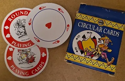 Vintage Round Playing Cards - Complete Deck - House Of Marbles. • $9.33