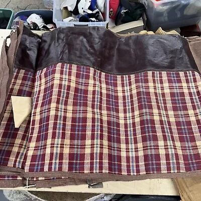 Vintage NOS 1950's Seat Upholstery Covers Rare Plaid! • $199.99