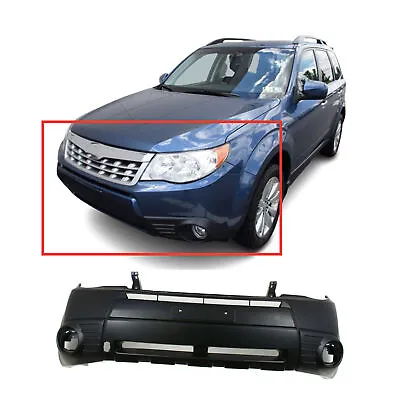 Front Bumper Cover For 2009-2013 Subaru Forester X XS XT Touring W Fog Holes • $102.66