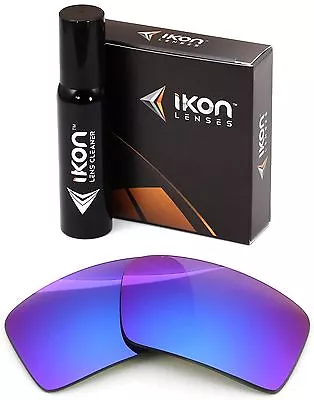 Polarized IKON Iridium Replacement Lenses For Oakley Eyepatch 1 Purple Mirror • $35.90