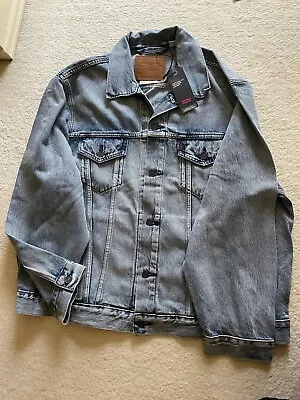 Men’s Vintage Levis Premium Denim Jacket Size XXL NEW WITH TAGS • $100