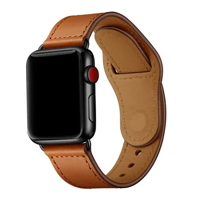 Wristwatch Band Fashion Leather Watch  Soft Strap For Fitbit Versa / Versa 2 • $15.99