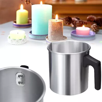 1.2L Pouring Pot Candle Making Wax Melting Jug  Aluminium Pitcher DIY Soap Tools • £8.79