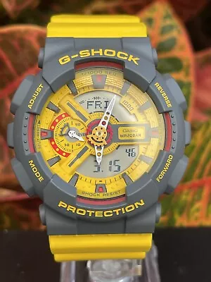 Casio G-Shock GA110Y-9A Retro Yellow Watch Module 5146 Limited Color Way • $99