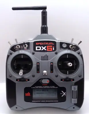 Spektrum DX6I DSMX/DSM2 2.4GHz Transmitter Good Clean Condition Mode 2 + Manual • £84.99