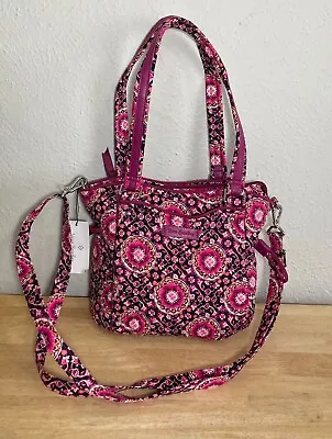 Vera Bradley Mini Glenna In Raspberry Medallion NWT • $48