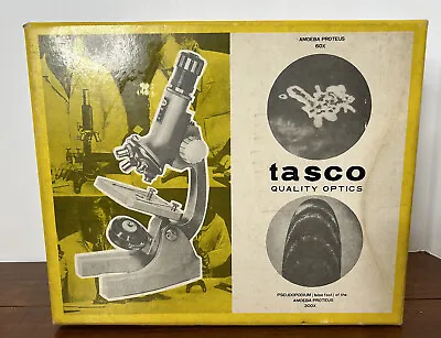 Vintage 1970's TASCO Microscope SET # 900XKZ • $59.45