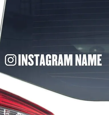 Instagram Sticker Your Handle Custom Social Media Personalised Business Decal 1x • $10.50