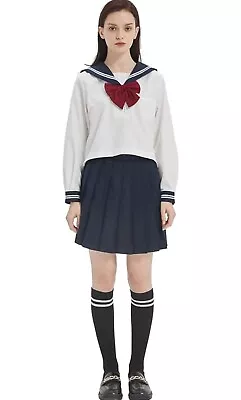 Uniform Japaneses Kansai-Style Sailor Uniform School Uniform Set 3XL Uk14  • £12.99