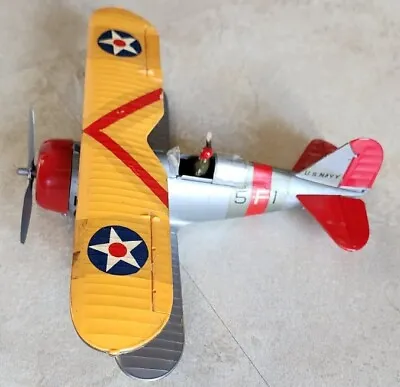 Vintage WWII US Navy Boeing F4B-4 Model Bi Plane 1:48 Built- • $35.99