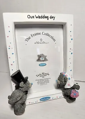 Our Wedding Day Me To You Carte Blanche Greetings 4 X 6 Frame By Miranda • $30